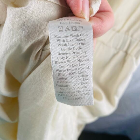 Everlane Cream Midi Dress - Picture 8 of 12